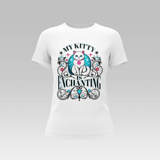 Short Sleeve Enchanted Kitty T-shirt